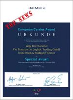 European Carrier Award von Daimler