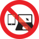 Use of laptops and tablets is not allowed while driving!