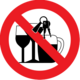 0.00 Blood alcohol level/Absolutely no alcohol while you are working!