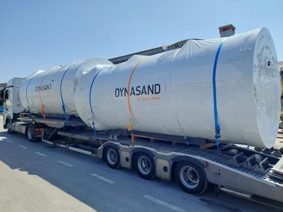 Speciality transport Dynasand sand filter